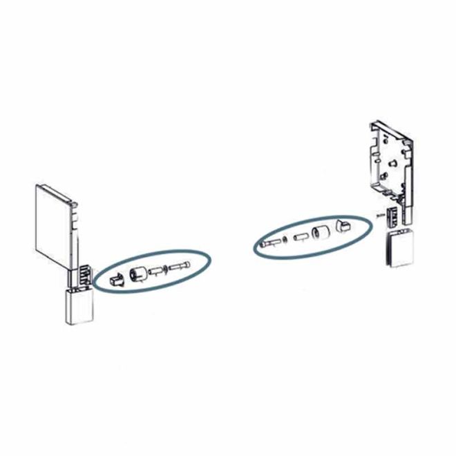 Plan détaillé Galet pour sortie de coulisse Joues ZF 250 et 300mm