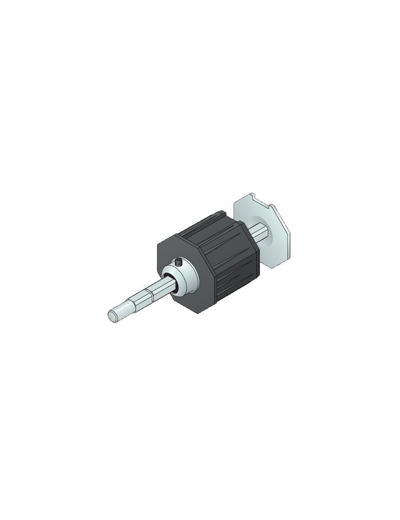 Embout télescopique octo 70 - Pivot rond de 12