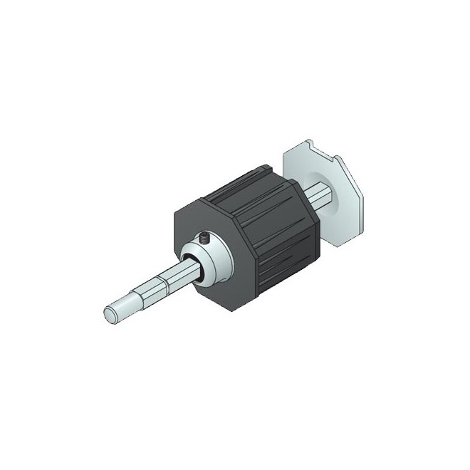 Embout télescopique octo 70 - Pivot rond de 12