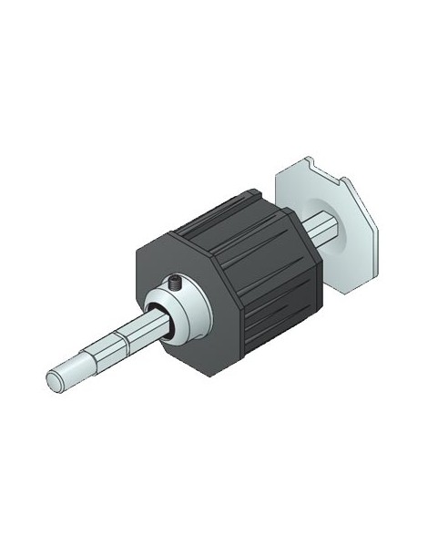 Embout télescopique octo 70 - Pivot rond de 12