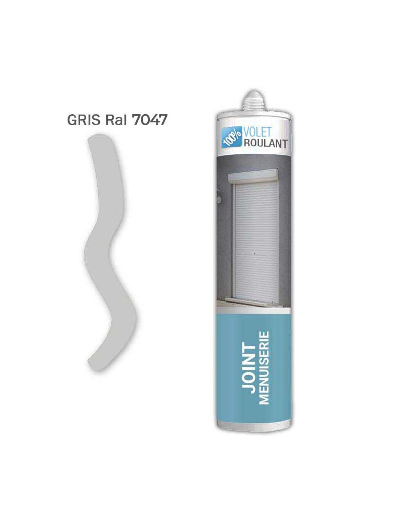 Silicone Gris clair RAL 9047 - 310ML qualité Professionnelle