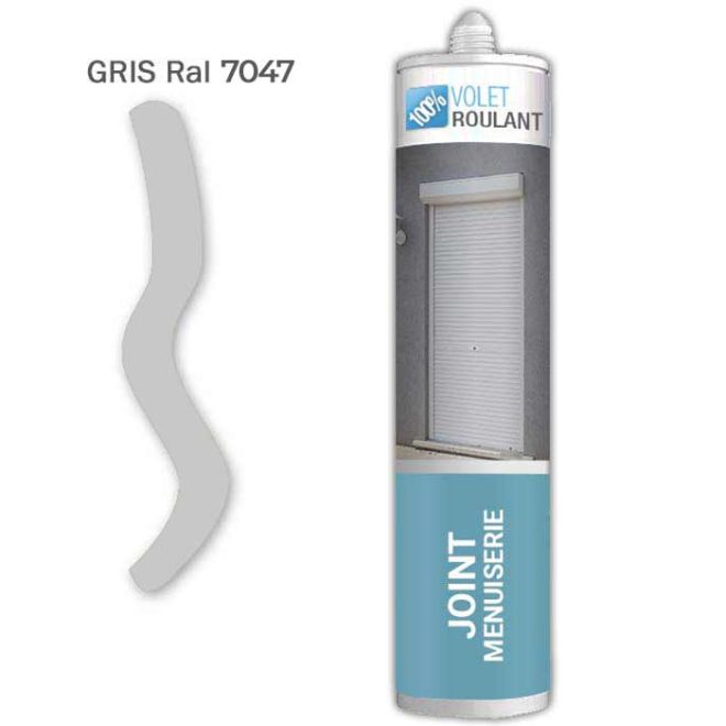 Silicone Gris clair RAL 9047 - 310ML qualité Professionnelle