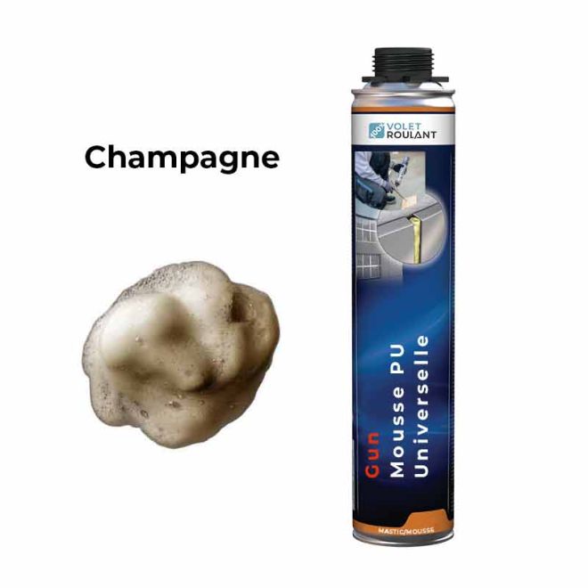 Mousse PU Universelle Pistolable - 750ml qualité Professionnel