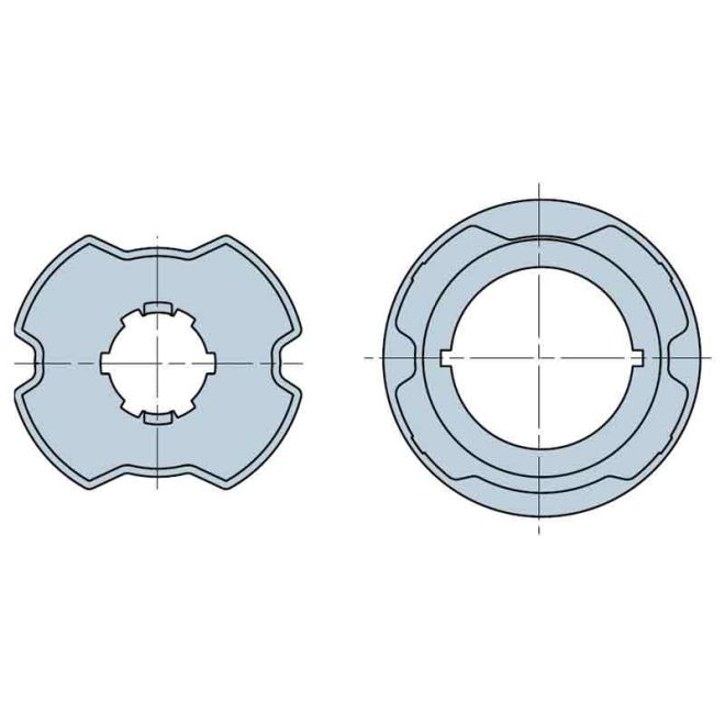 Roue et couronne ZF80 pour moteur Nice Roue et couronne ZF80 pour moteur Nice
