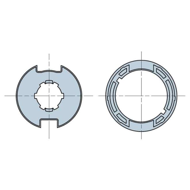Roue et couronne Deprat 62 et rond 63 pour moteur Nice Roue et couronne Deprat 62 et rond 63 pour moteur Nice