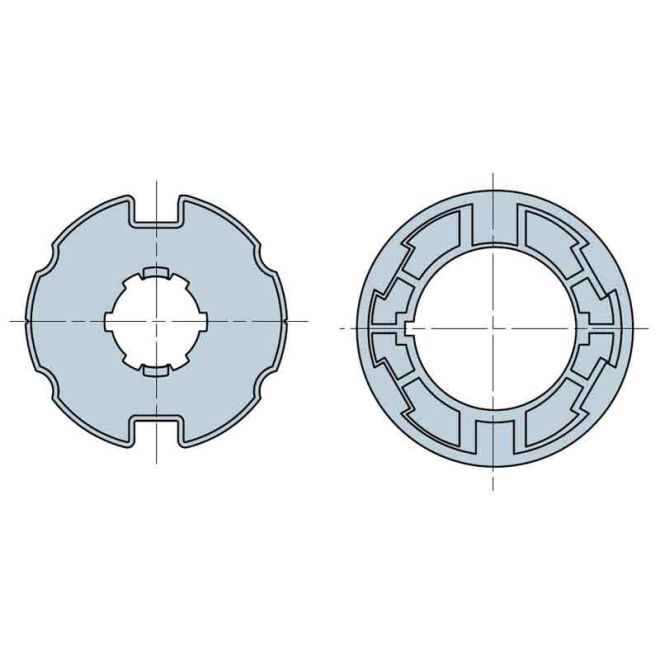 Roue et couronne Ogive 78 pour moteur Nice Roue et couronne Ogive 78 pour moteur Nice