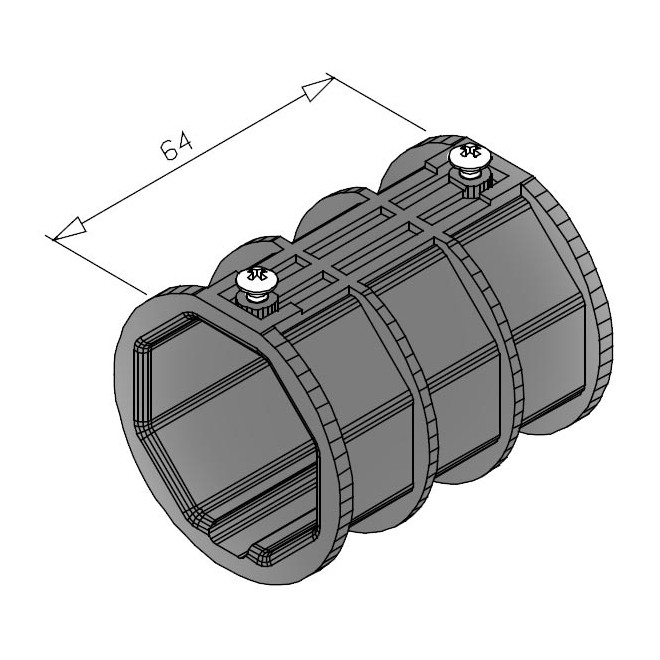 Bague Octo 60 pour Attache Rigide Deprat