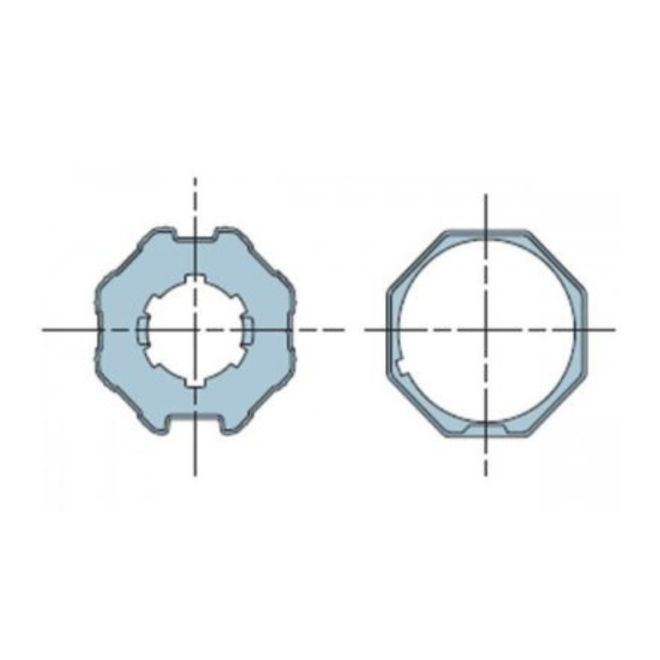 Roue et couronne Octo 52 pour moteur NICE Roue et couronne Octo 52 pour moteur NICE