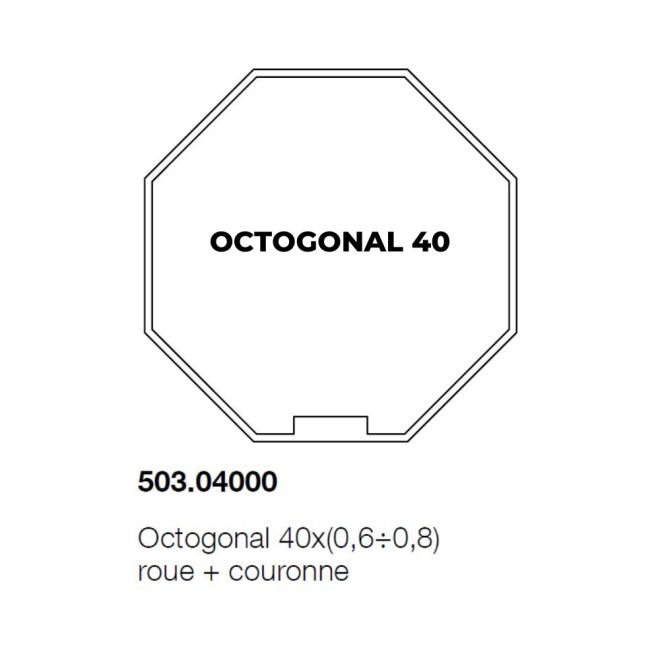 Roue et couronne Octo 40 pour moteur Nice Roue et couronne Octo 40 pour moteur Nice