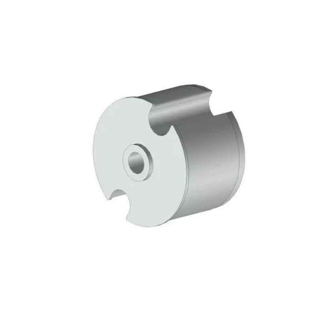 Embout de tube 78 mm - Rond Ø12mm Femelle