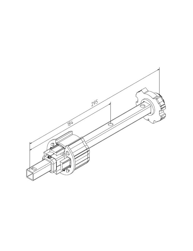 Embout Réglable Deprat 62 ou Octo 60 - Carré de 16