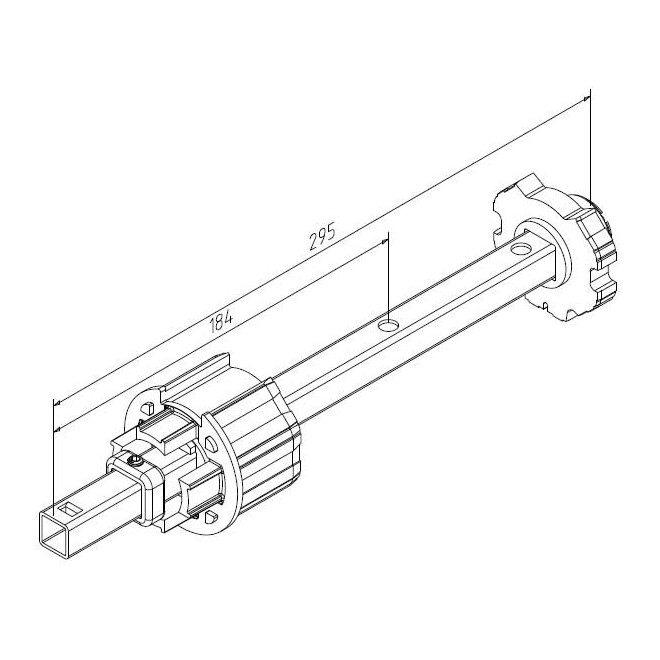 Embout Réglable Deprat 62 ou Octo 60 - Carré de 16