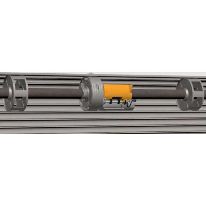 Moteur rideau métallique ACM Unititan E HR sur axe