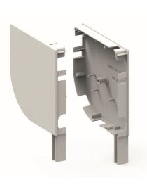 Console rénovation arrondie Blanc 150mm ZF