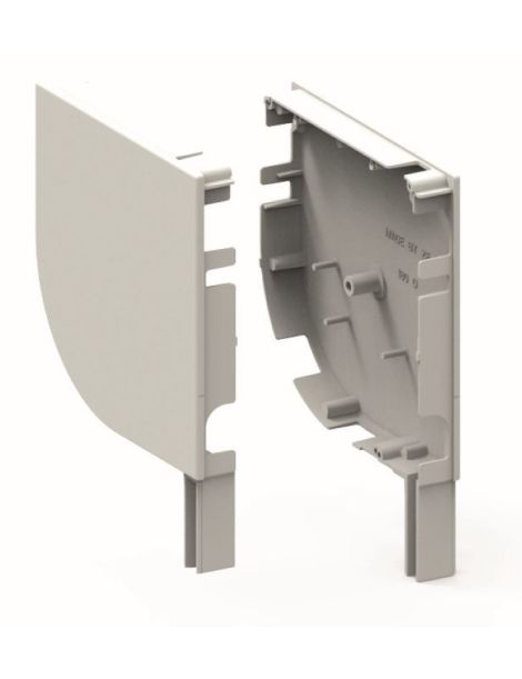 Console rénovation arrondie Blanc 150mm ZF