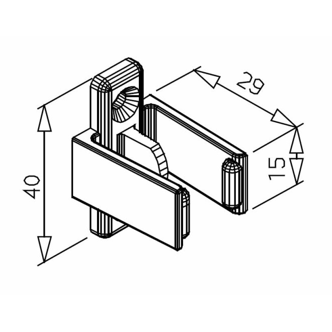 Bloqueur de manivelle Deprat 14-17mm