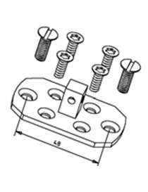 Kit support Moteur Deprat Carré de 10