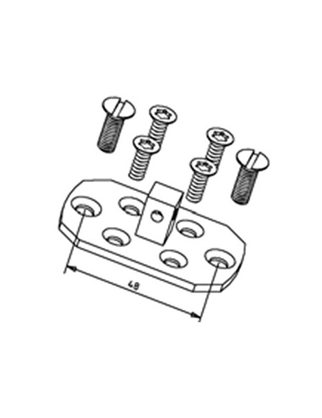 Kit support Moteur Deprat Carré de 10