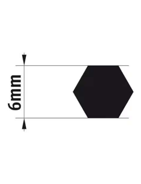 Adaptateur d'axe 6mm hexa pour moteur BSO somfy j4