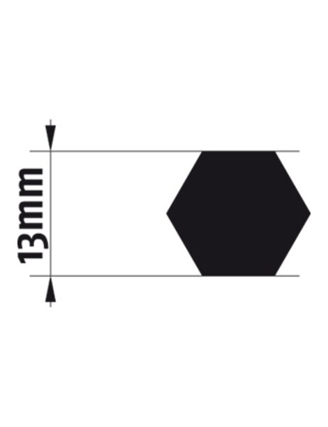 Adaptateur d'axe 13mm hexa pour moteur BSO somfy j4