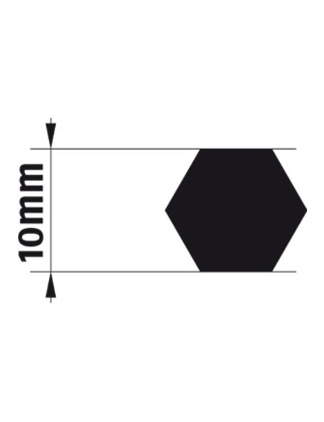 Adaptateur d'axe 10mm hexa pour moteur BSO somfy j4