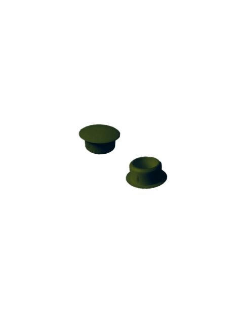 10 Bouchons PVC Vert Sapin 10mm cache trous ± RAL 6009