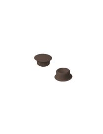 10 Bouchons PVC Marron 10 mm cache trous ± RAL 8019