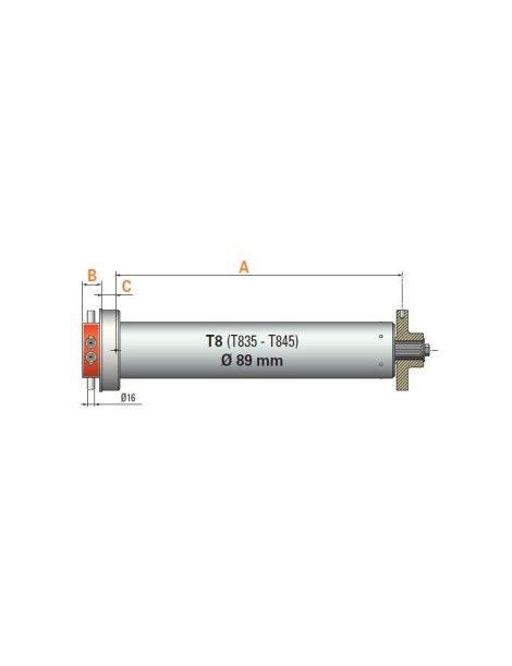 Moteur T 845 Simu monophasé 450Nm