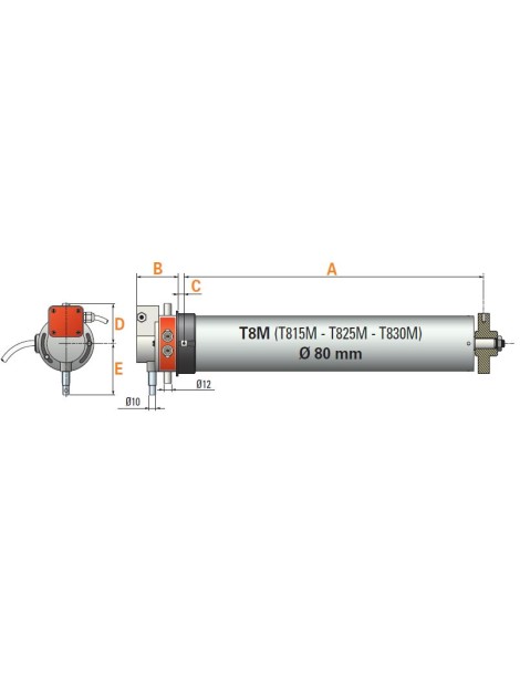Moteur T 815 M Simu monophasé 150Nm