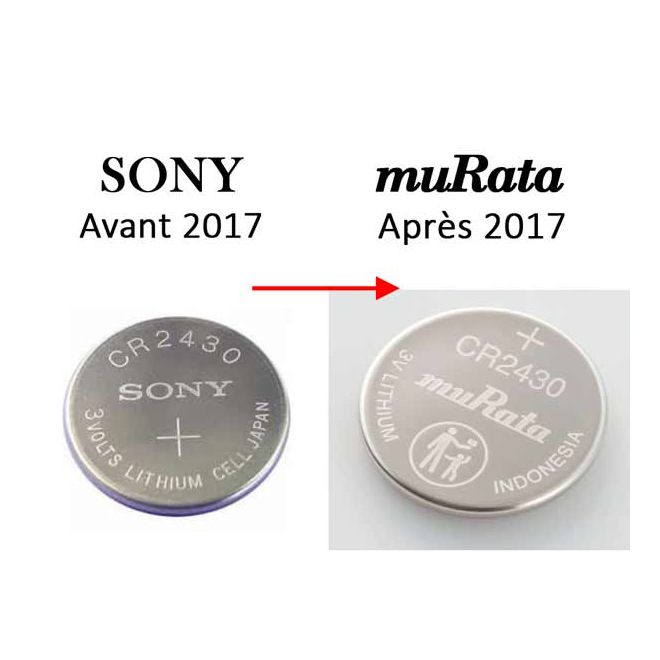 Pile muRata / Sony CR2430 3V