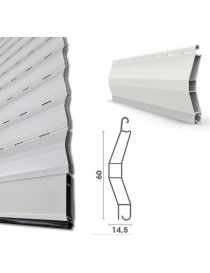 Tablier PVC lames de 60mm x 14,5 mm
