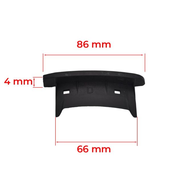 Lot 10 paires de bouchon de lame 77mm de volet roulant aluminium