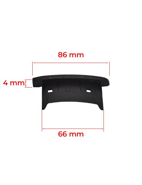 Lot 10 paires de bouchon de lame 77mm de volet roulant aluminium