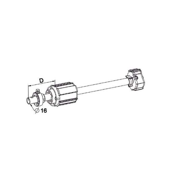 Tandem ZF54 - Tube Diam. 16