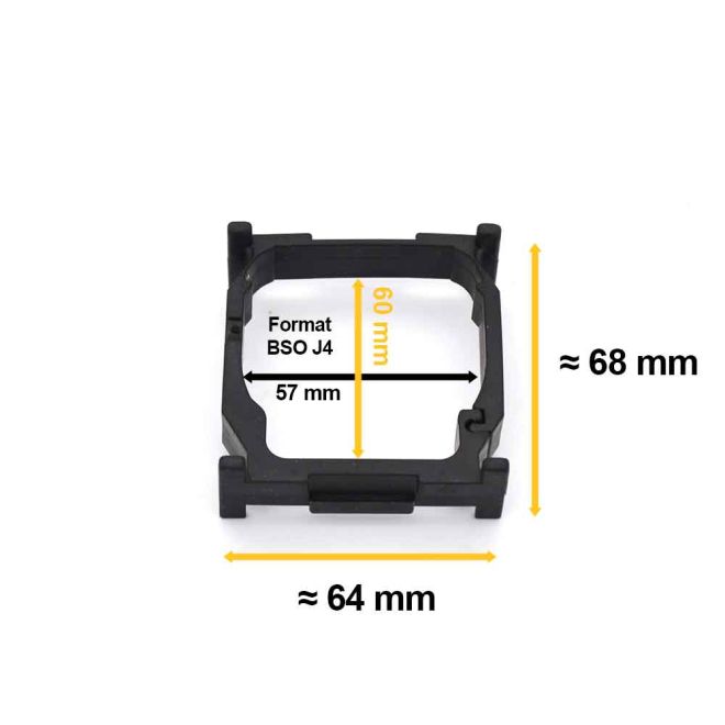 Adaptateur caisson BSO J4 68x64mm GRIESSER