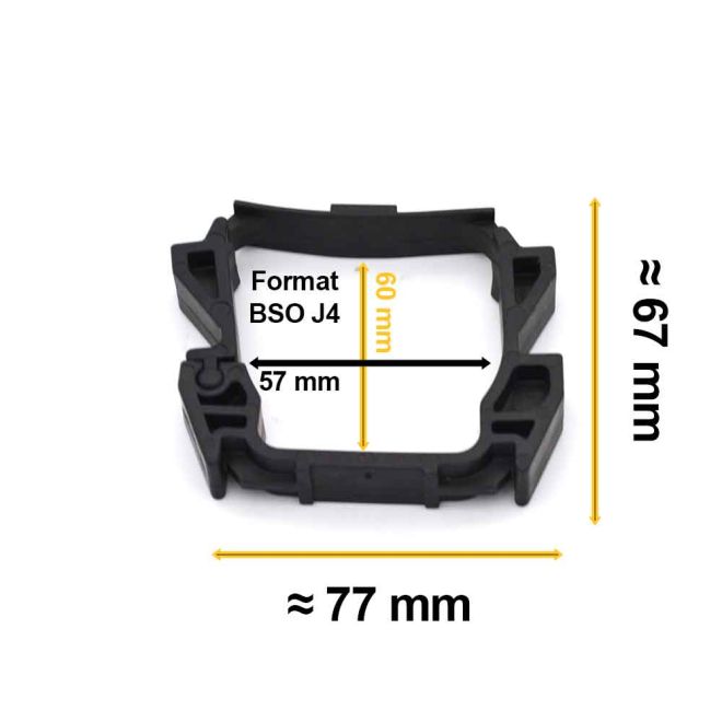 Adaptateur caisson BSO J4 78x67mm
