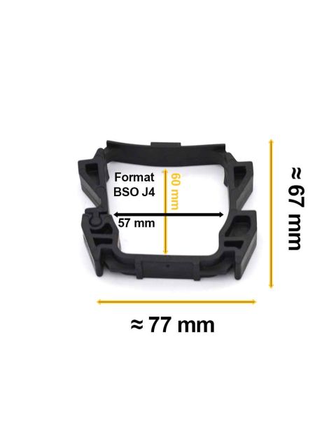 Adaptateur caisson BSO J4 78x67mm