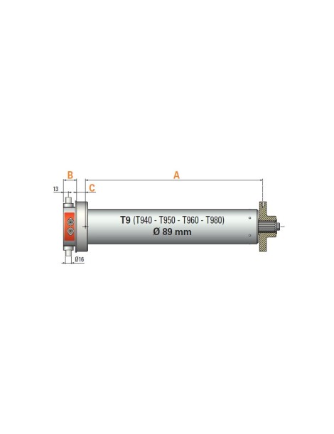Moteur T 980 Simu triphasé 800Nm