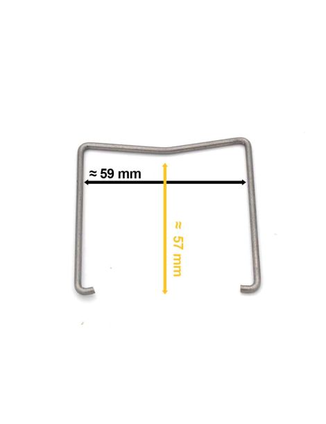 Clip caisson Somfy j4 58x56mm externe