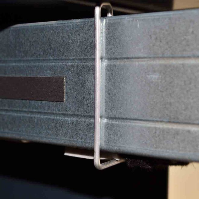 Clip caisson Somfy j4 57x51mm externe