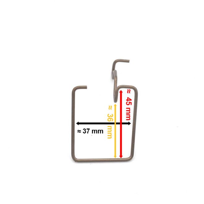 Clip caisson j4 57x51mm interne pour BSO Somfy 