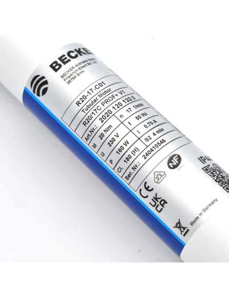 Moteur Becker Radio Electro R20/17C PROF+/ C01