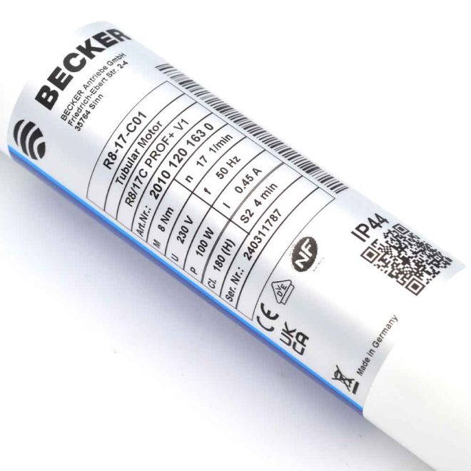 Moteur Becker Radio Electro R8/17C PROF+ C01