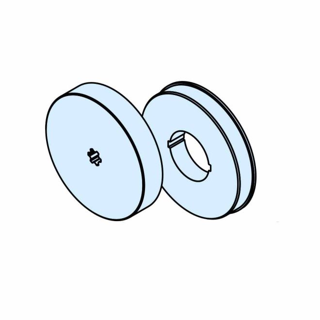 Roue et couronne Rond 159 pour moteur Becker D60 Roue et couronne Rond 159 pour moteur Becker D60