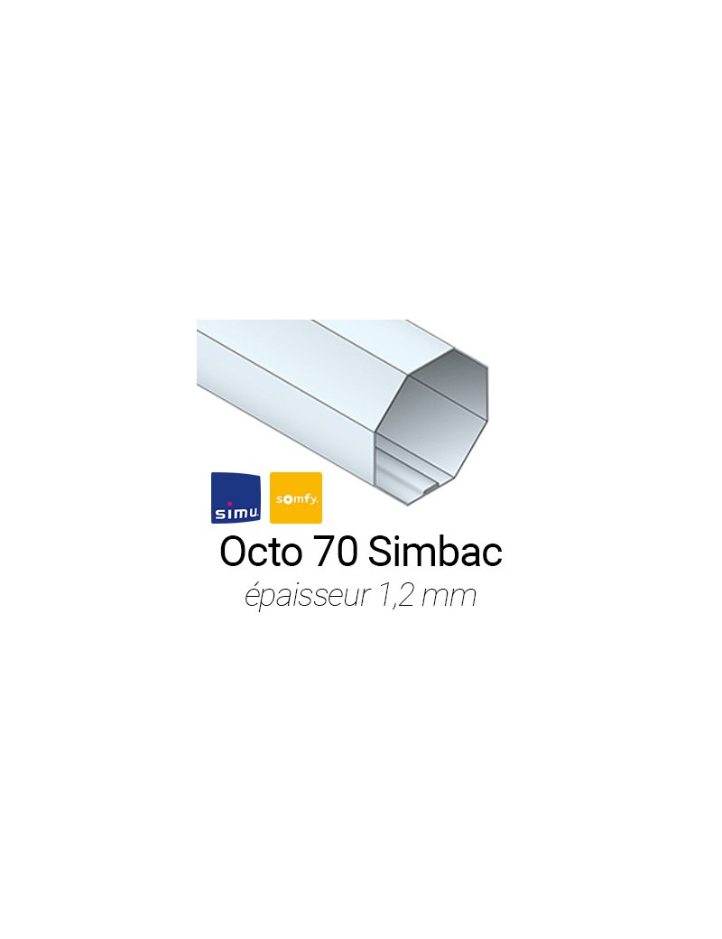 Adaptations moteur simu Ø50 - Tube octo 70 simbac