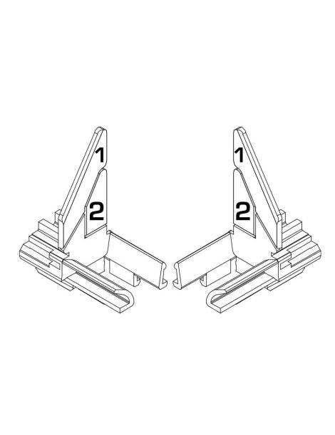 Paire de tulipes AluRéno Petite lame