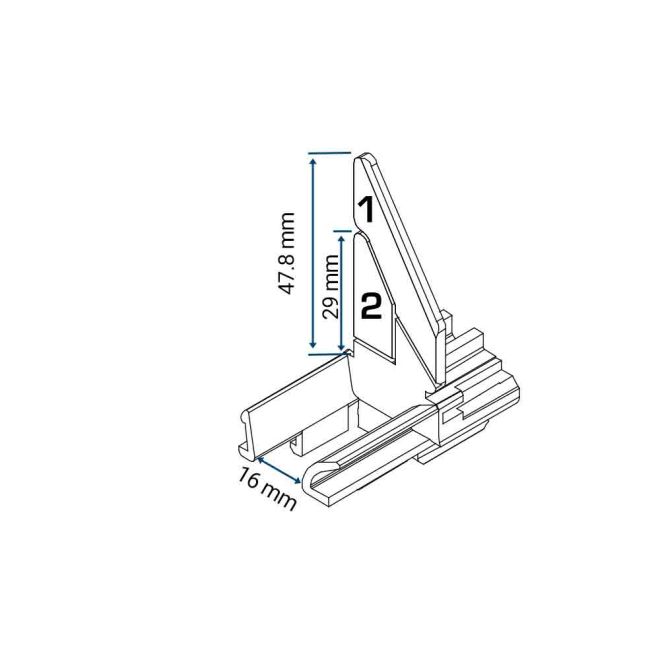 Paire de tulipes eureko DEPRAT Petite lame