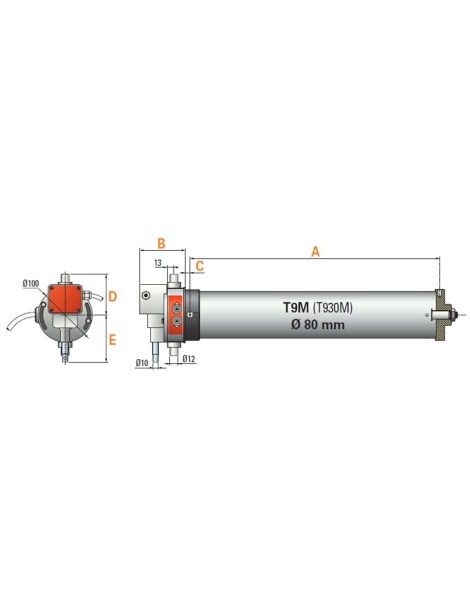Moteur T 930 M Simu triphasé 300Nm