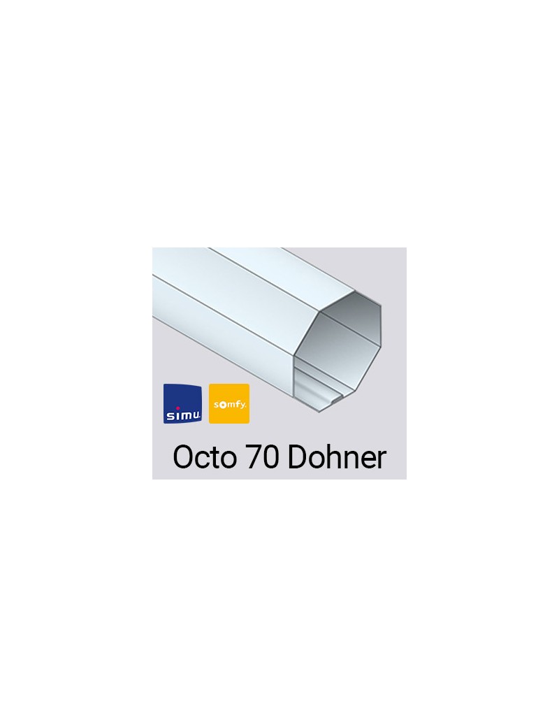 Adaptations moteur simu-Somfy Ø50 - Tube octo 70 dohner Adaptations moteur simu-Somfy Ø50 - Tube octo 70 dohner