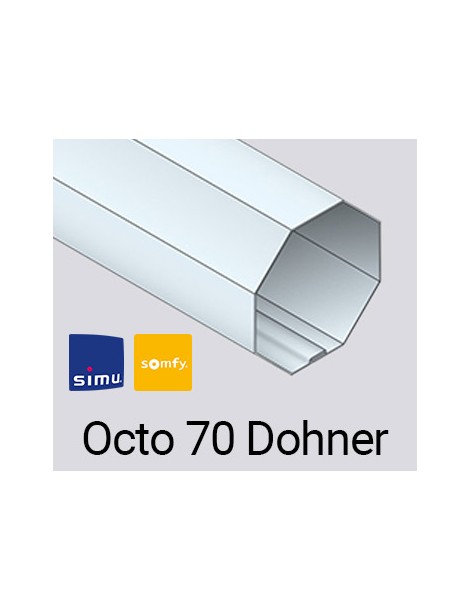 Adaptations moteur simu-Somfy Ø50 - Tube octo 70 dohner